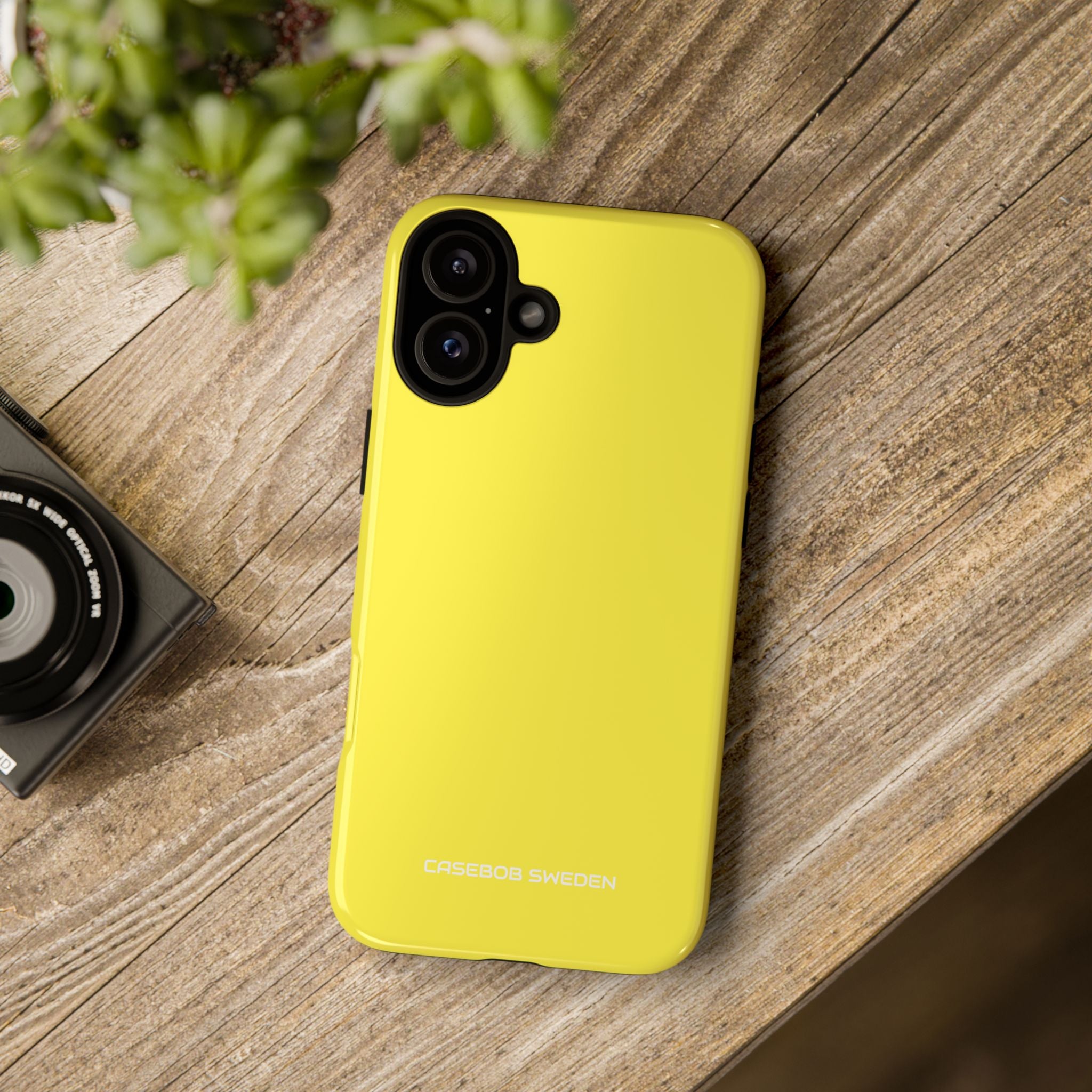 Lemon Yellow - Tough iPhone 16 Phone Case