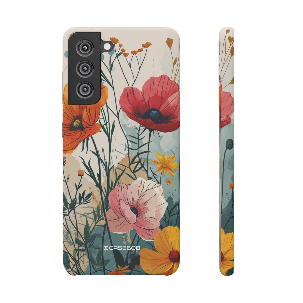 Blooming Whimsy | Schlanke Handyhülle für Samsung