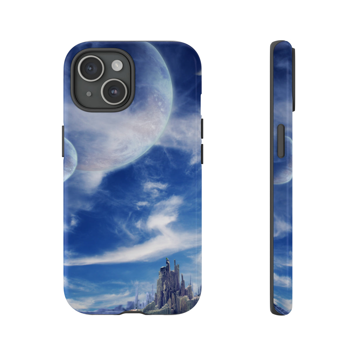 Landscape in fantasy planet 89 - Protective Phone Case