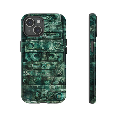 Mayan Jaguar & Serpent Spirit - Protective Phone Case