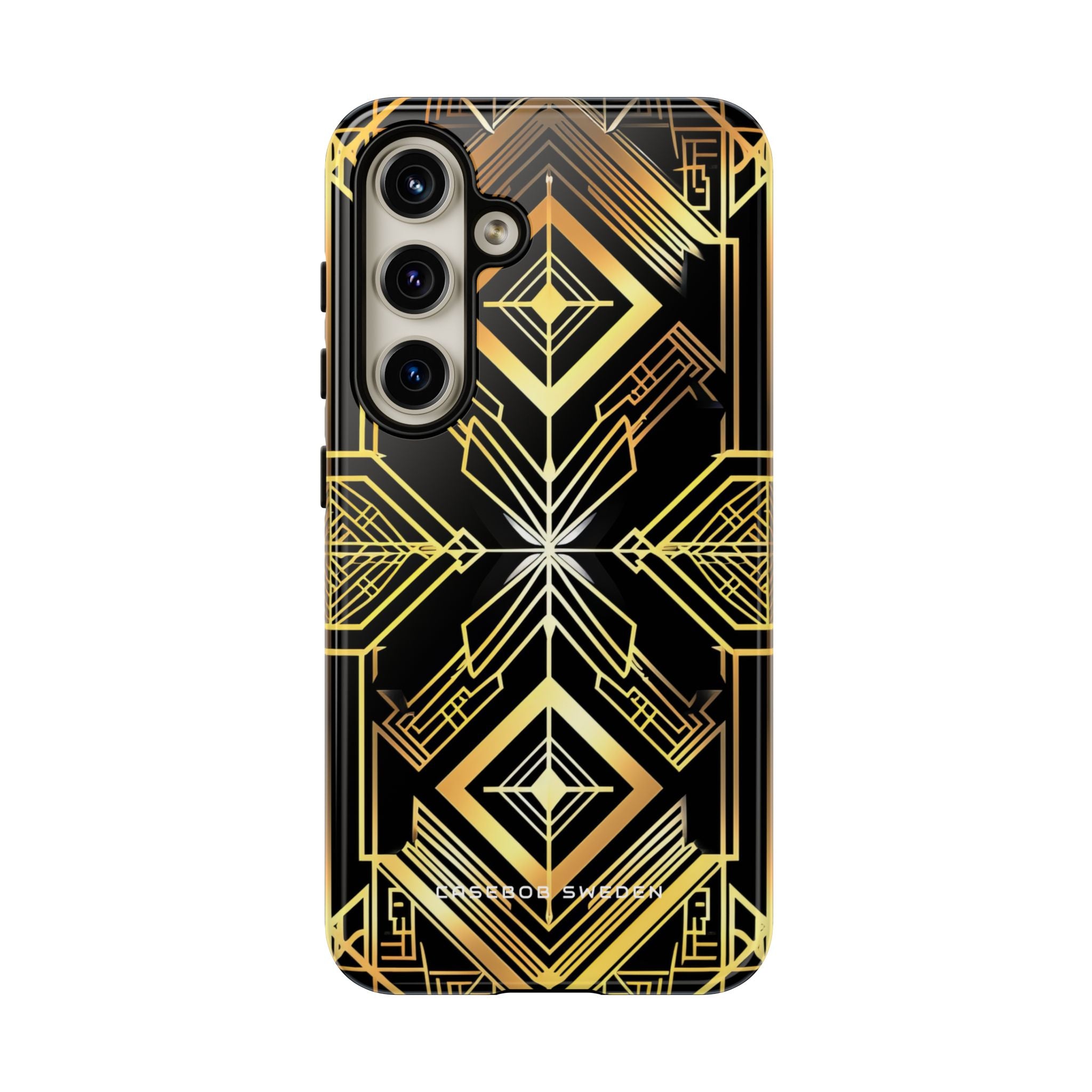 Golden Geometric Opulence Samsung S24 - Tough Phone Case