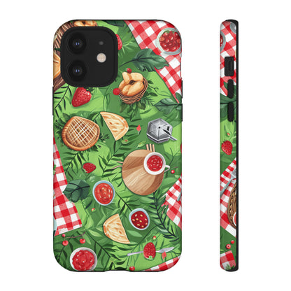 Picnic Love Checkered Bliss - Protective Phone Case