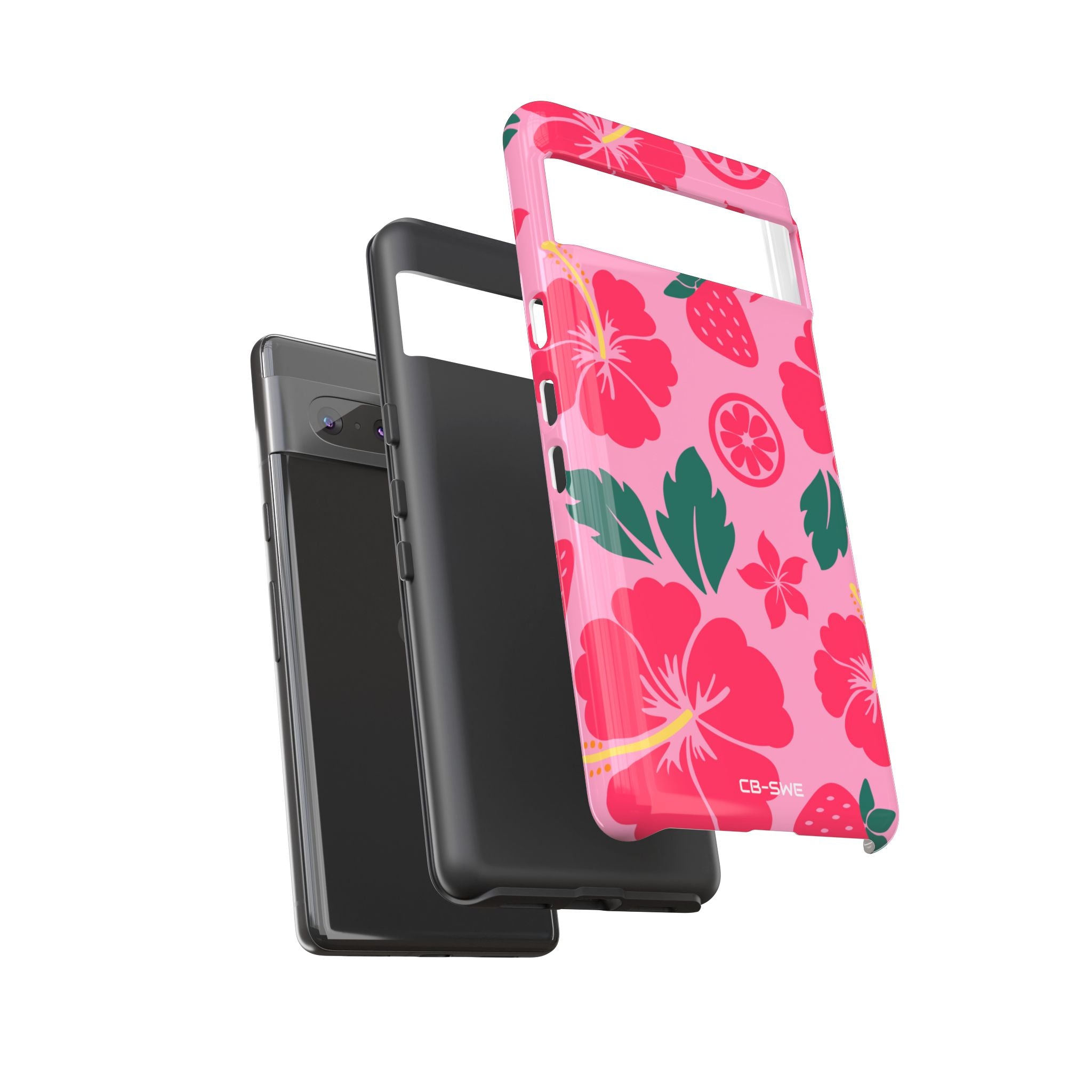 Tropical Hibiscus Harmony - Google Pixel Case