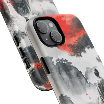 Zen Harmony: Japanese Serenity in Motion iPhone 15  Tough+ Phone Case