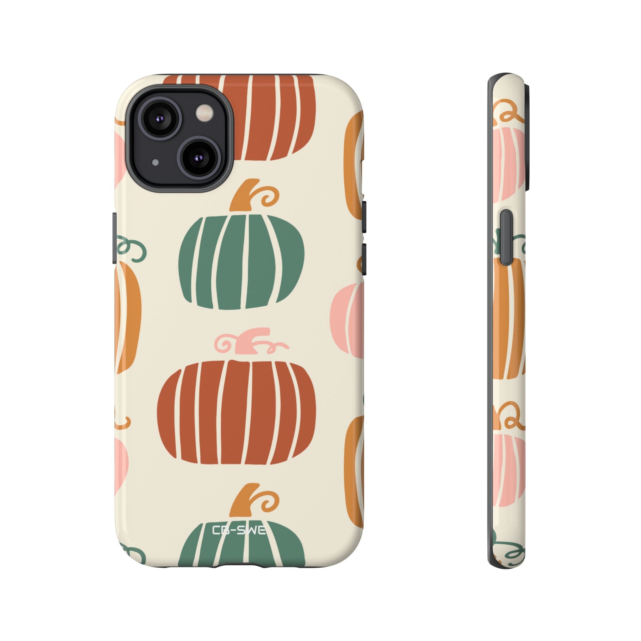 Whimsical Pumpkin Harmony - iPhone Case