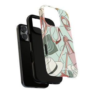 Chic Pastel Fashion Ensemble - for iPhone 16