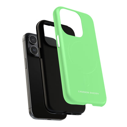 Pale Green iPhone 15 | Tough+ Phone Case