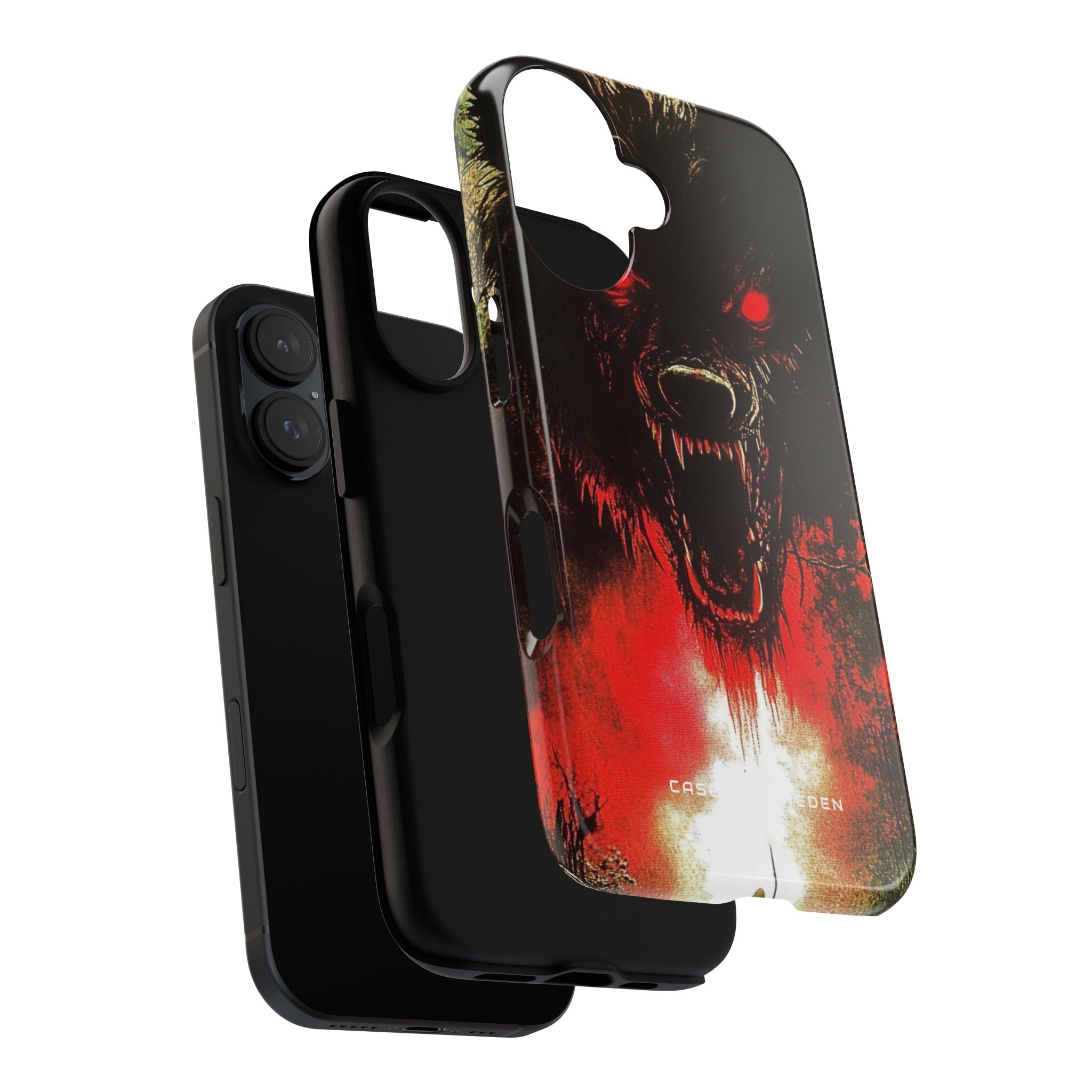 Bloodmoon Wolf's Lament iPhone 16 - Tough Phone Case