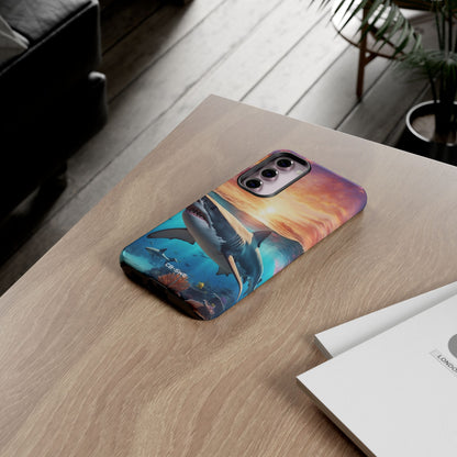 Shark Swims Through - Samsung Case