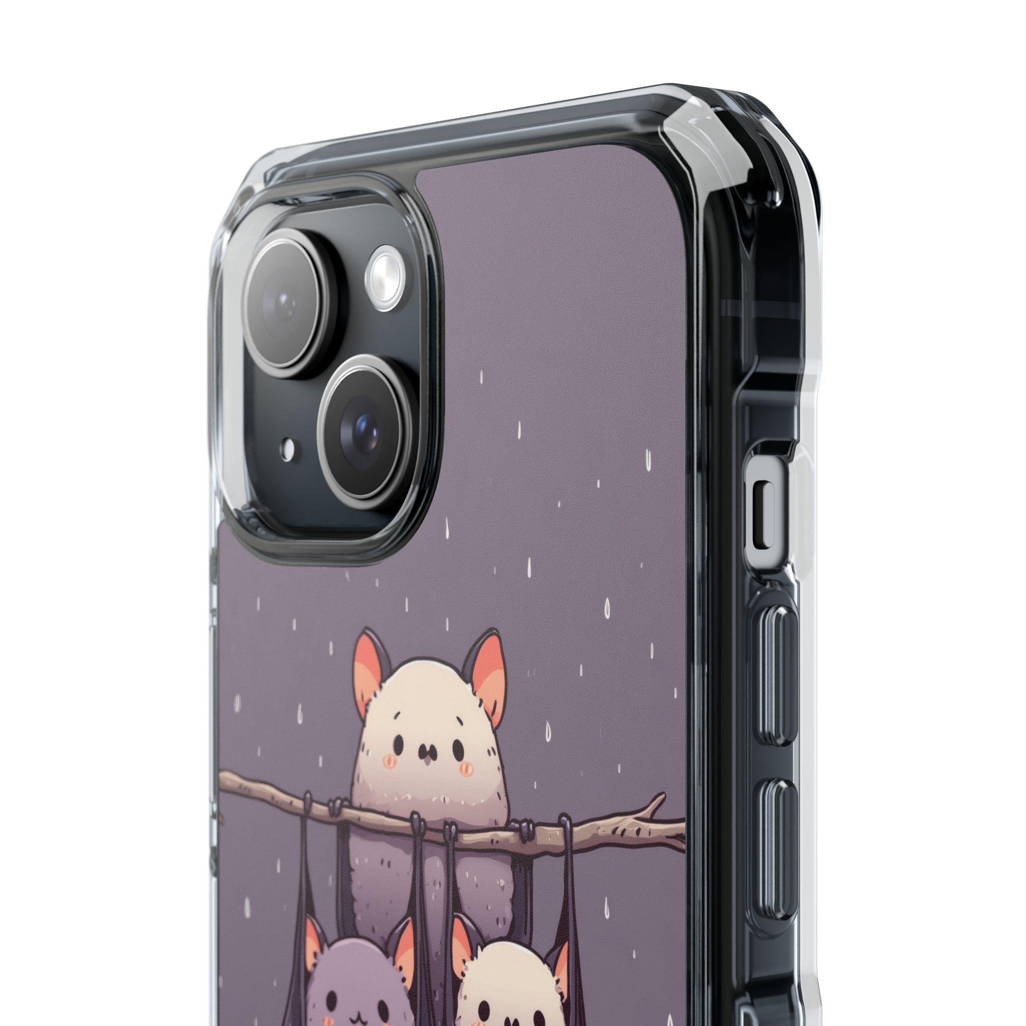 Bats Hang Playfully iPhone Case - Impact
