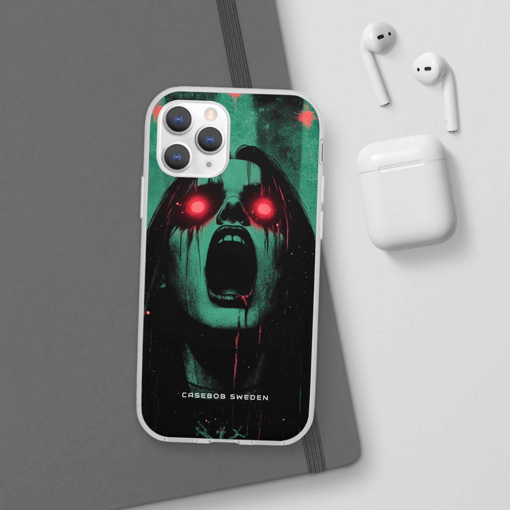 Haunting Glow of Gothic Eyes iPhone 11 - Flexi Phone Case