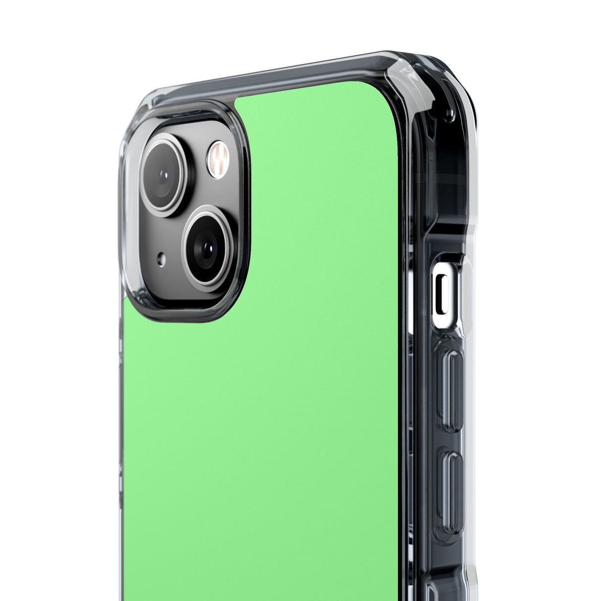 Pale Green | Phone Case for iPhone (Clear Impact Case - Magnetic)