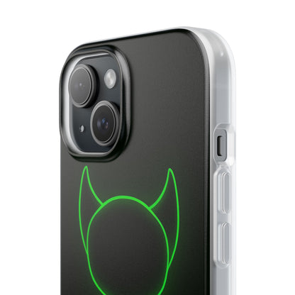 Neon Horned Glow iPhone 15 Case - Soft