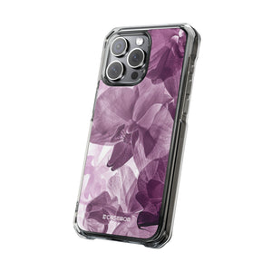 Radiant Orchid Design | Handyhülle für iPhone (Clear Impact Case – magnetisch) 