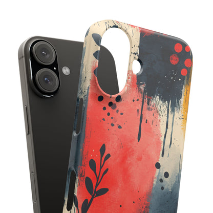 Vibrant Floral Energy iPhone 16 - Slim Phone Case