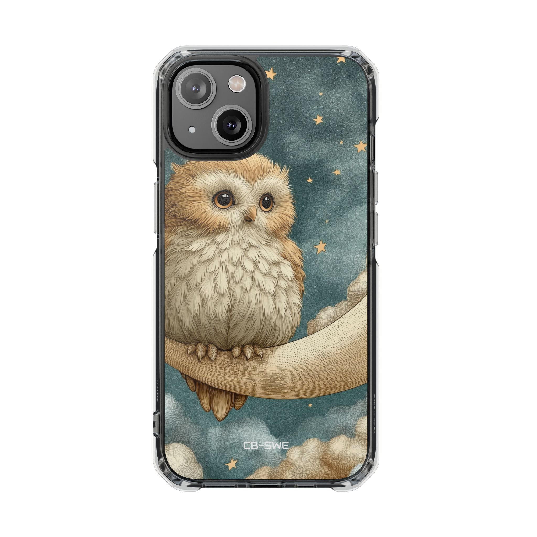 Owls Nestle Moon iPhone Case - Impact