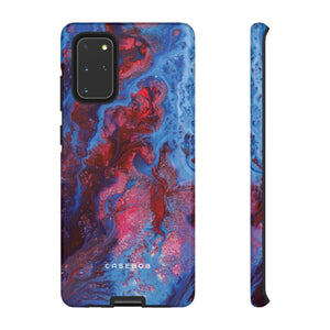 Deep Red Ink Art Phone Case - Protective - Protective Phone Case