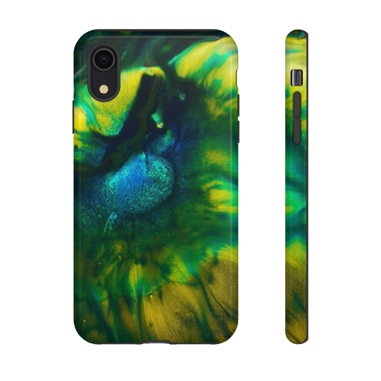 Dragon Eye Ink Art iPhone Case (Protective) iPhone XR Glossy Phone Case