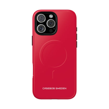 Crimson Red - Tough + MagSafe® iPhone 16 Phone Case