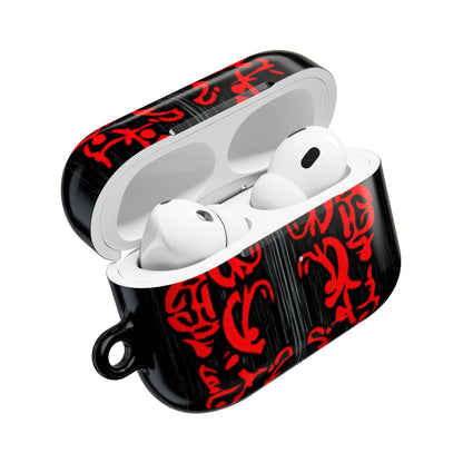 Crimson Swirl - AirPods Case