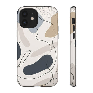 Grey Lines Simplicity - Protective Phone Case