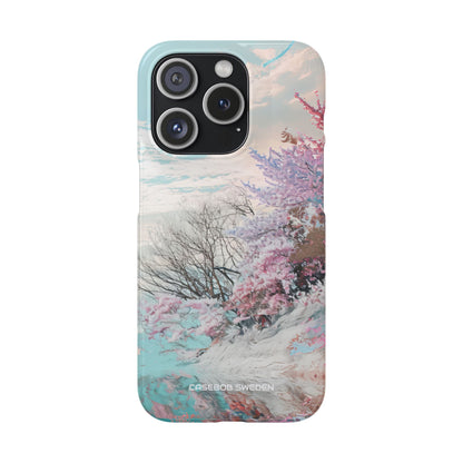 Spring Dreamscape - Slim iPhone 15 Phone Case