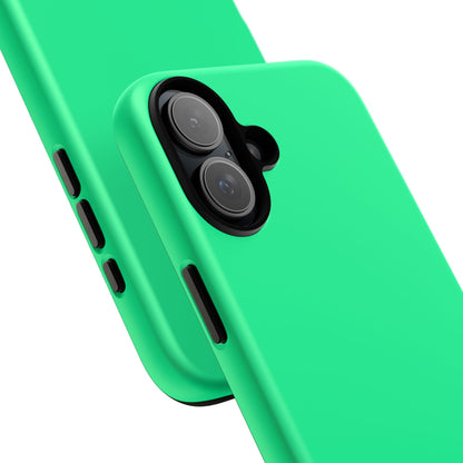 Medium Spring Green iPhone 16 - Tough Phone Case