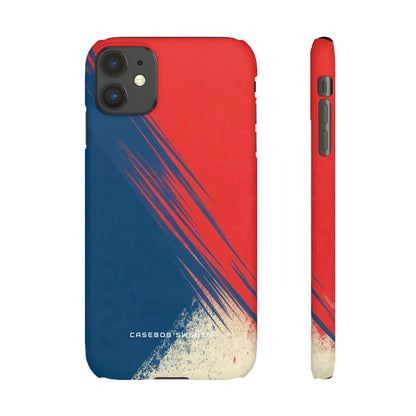 Vintage Brushstroke Harmony iPhone 11 - Slim Phone Case