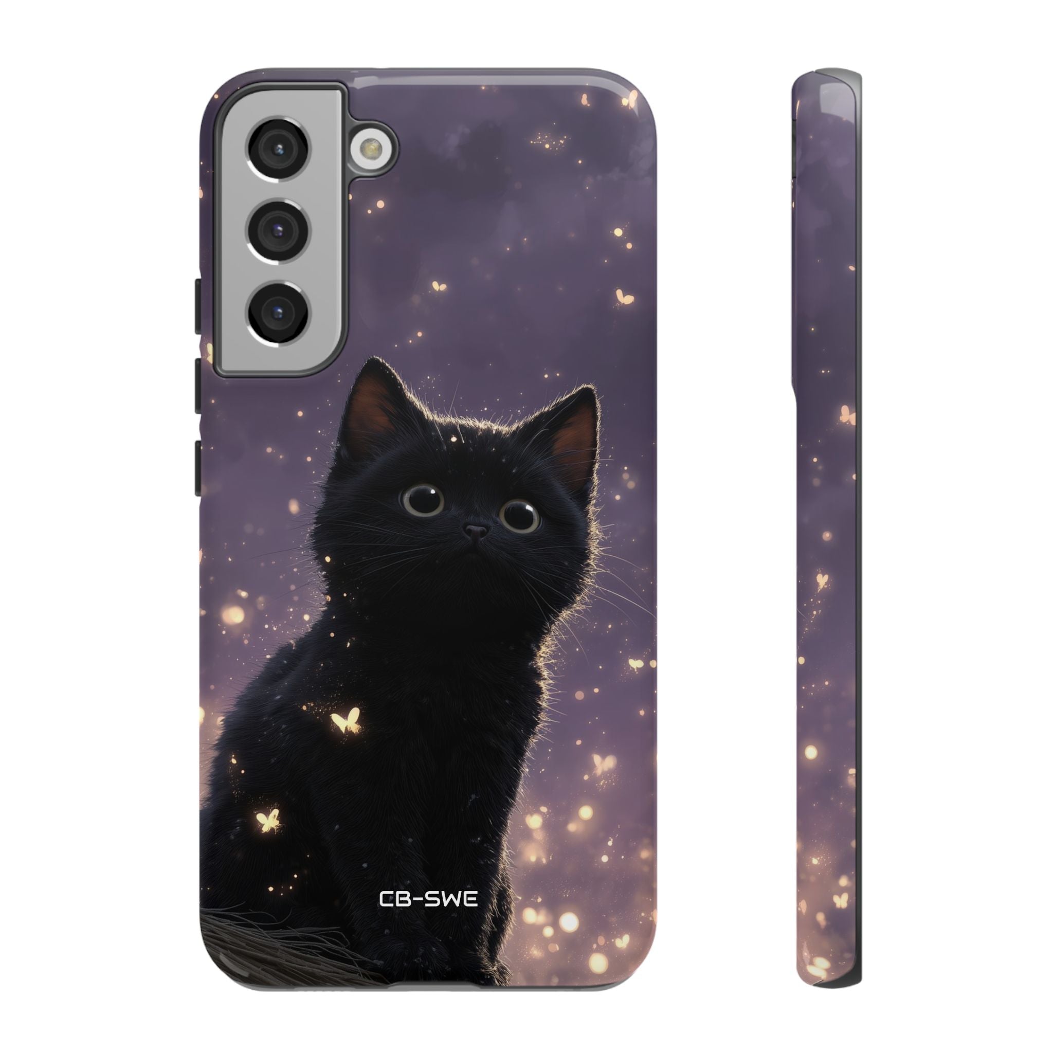 Whimsical Cat Soars - Samsung Case