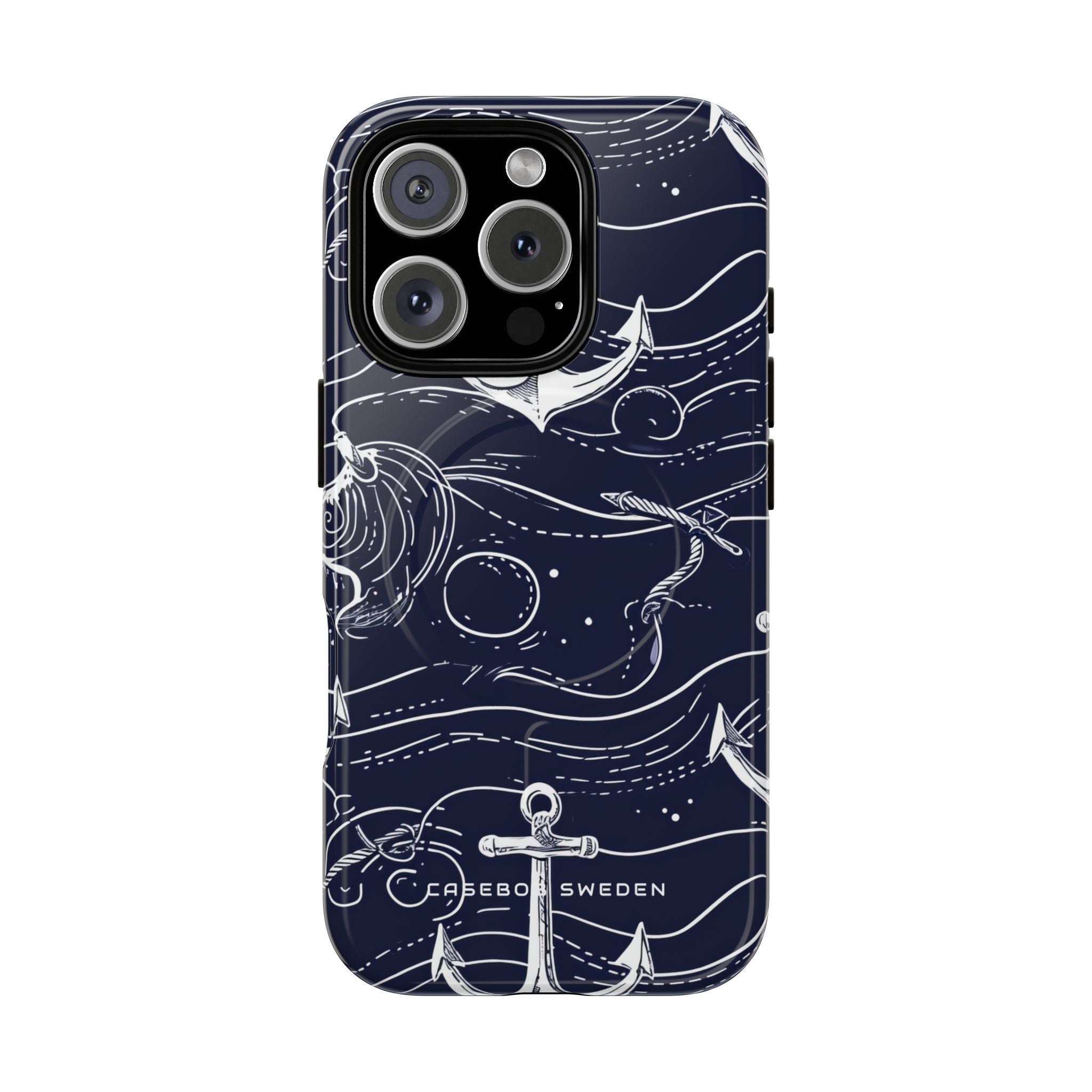 Gradient Anchorflow Waves iPhone 16  Tough+ Phone Case