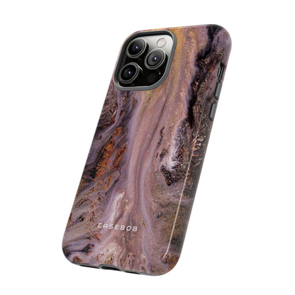 Pink Marble Ink Art - Protective Phone Case