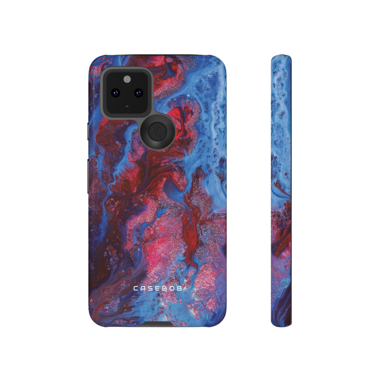 Deep Red Ink Art Phone Case - Protective - Protective Phone Case