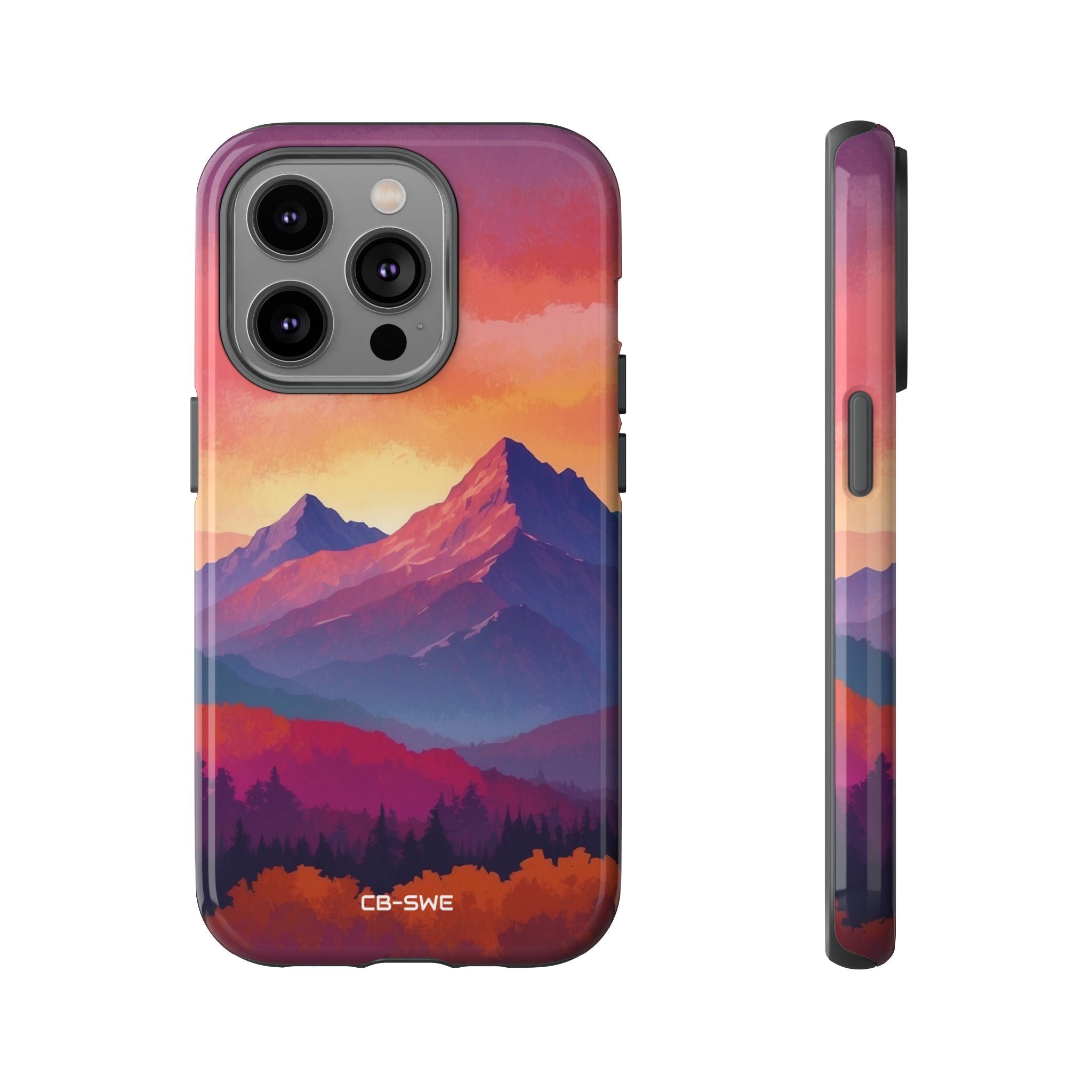Mountain Peaks Rise - iPhone Case