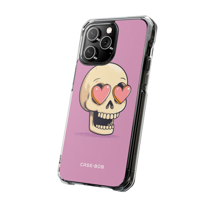 Heart Eyed Skull iPhone 14 Pro Max Case - Impact
