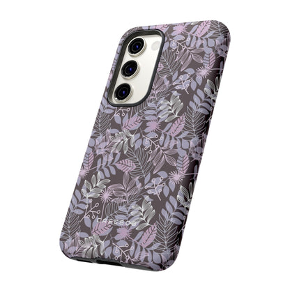 Dark Purple Leaf - Protective Phone Case