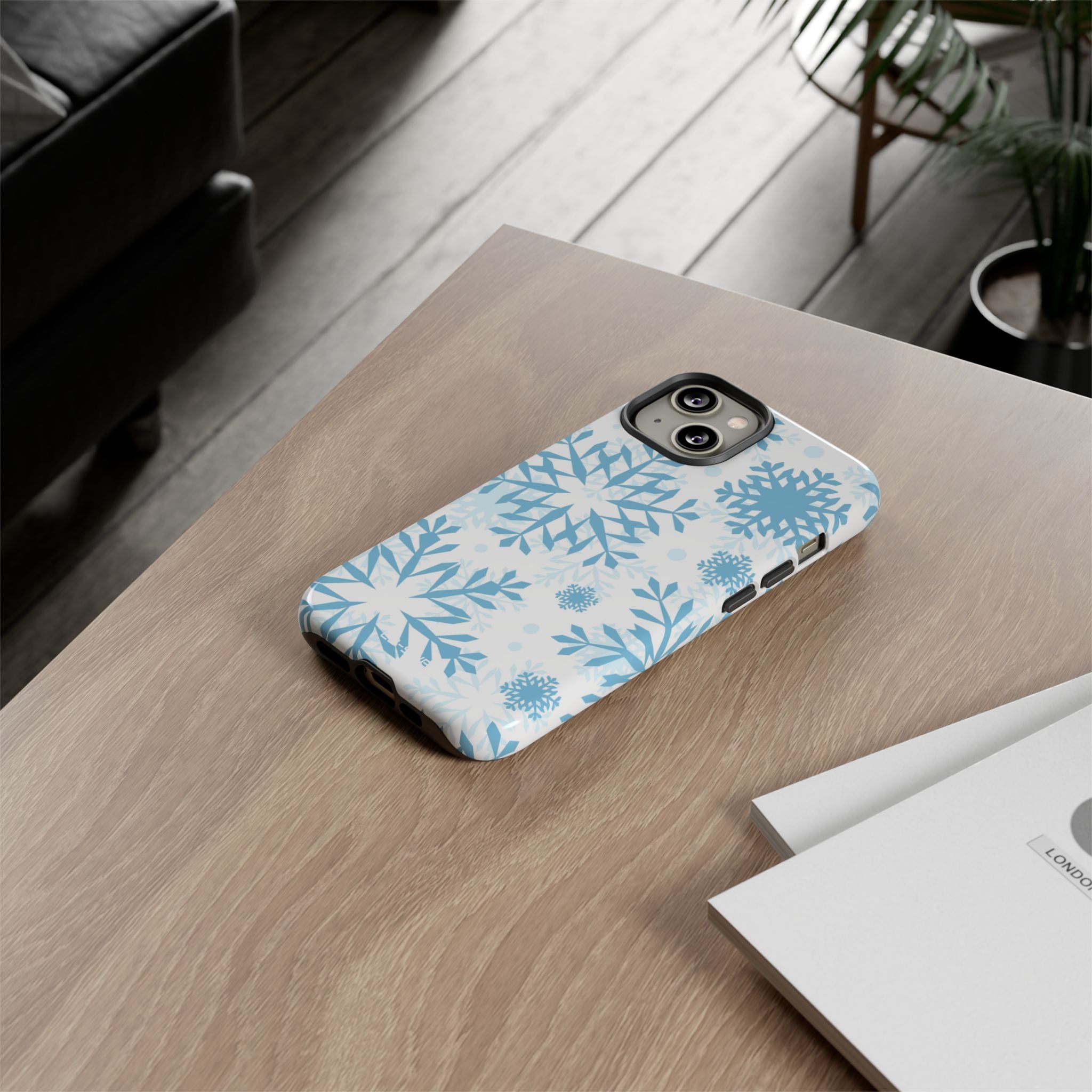 Winter Snowflake Symphony - iPhone Case