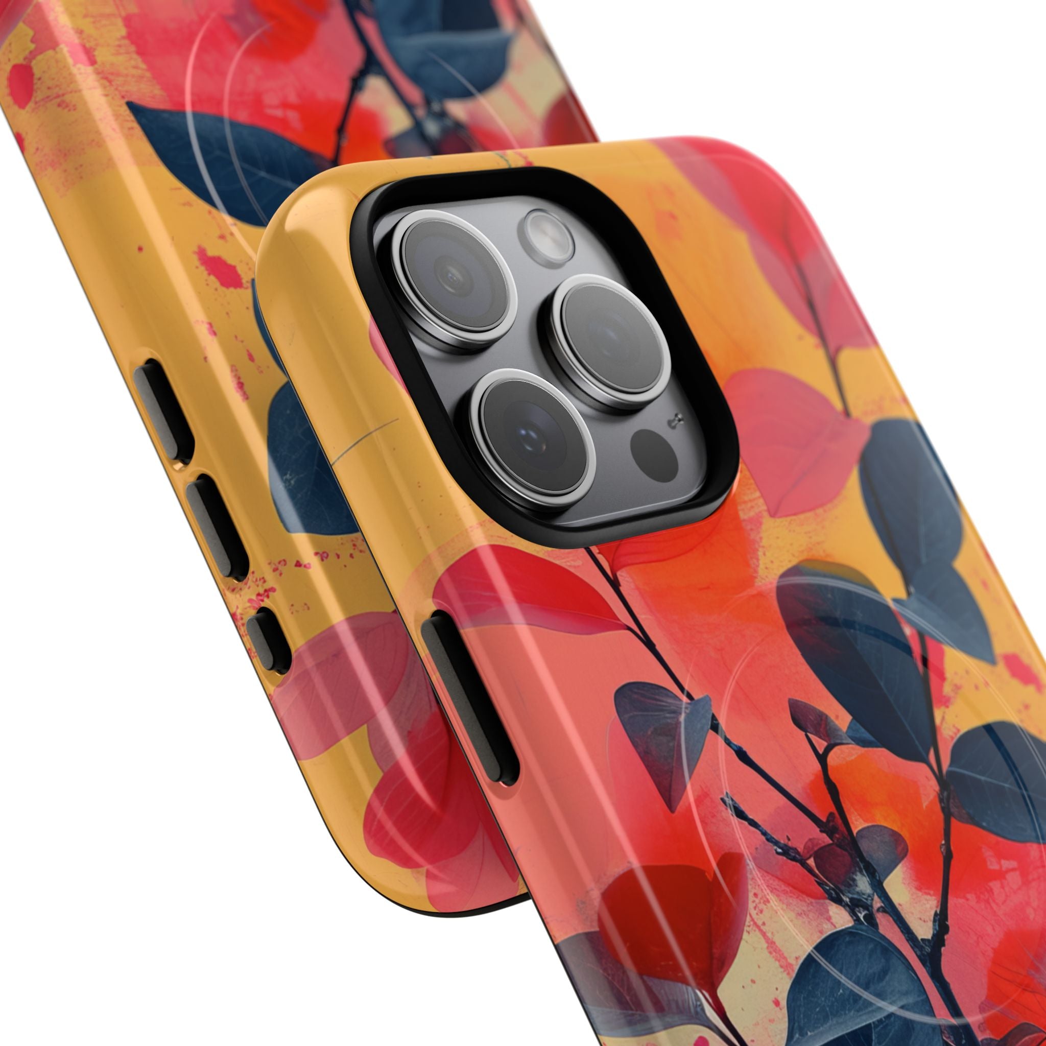 Vivid Floral Harmony iPhone 15 | Tough+ Phone Case