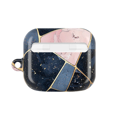Gouden Mozaïk Marineblauw - AirPods Case