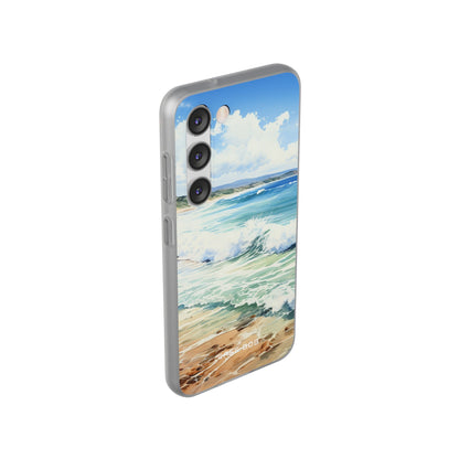 Foamy Wave Breeze Samsung S23 Case - Soft