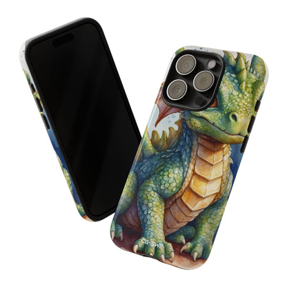 Green Dragon Smiles - iPhone Case