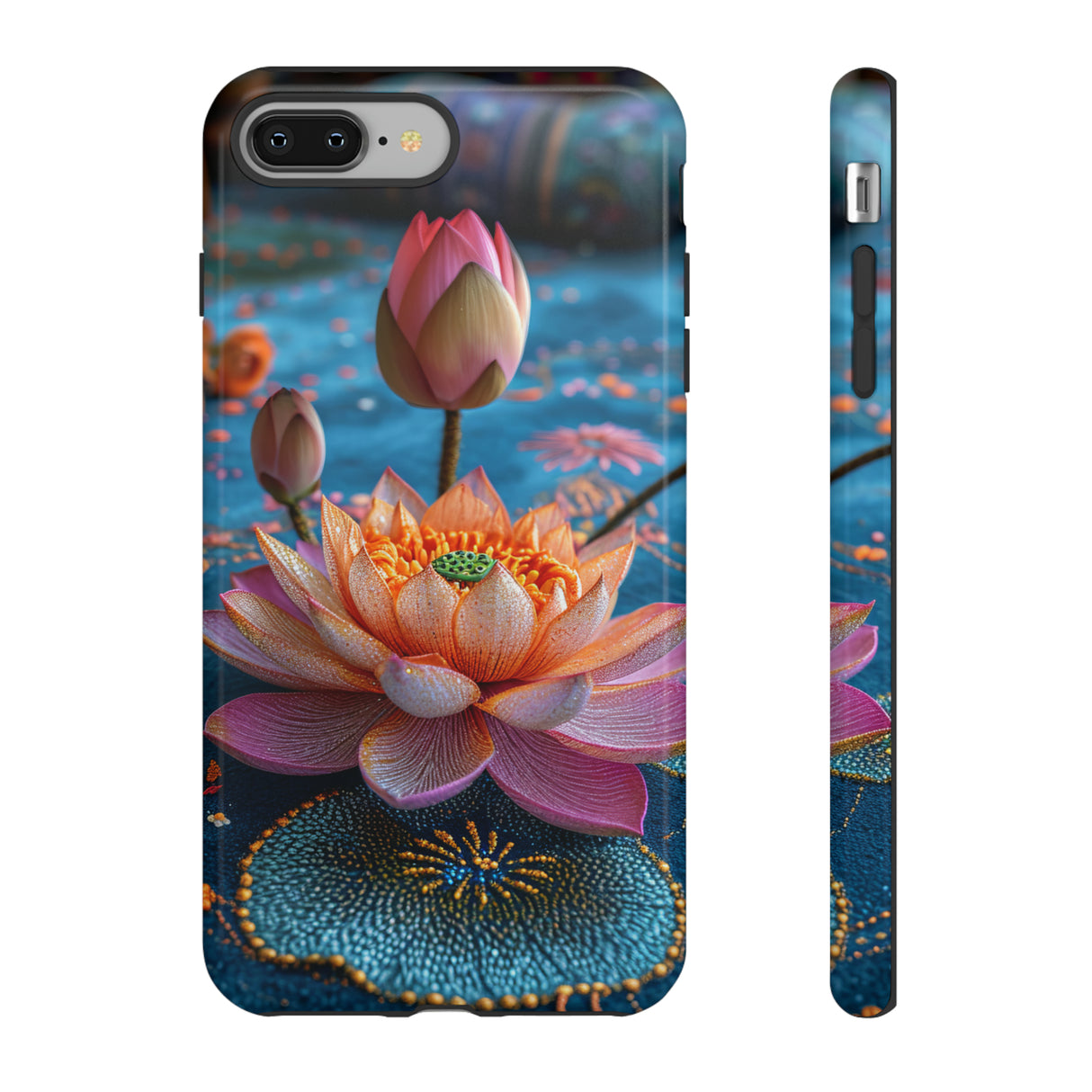 Water Rose Mandala Bliss - Protective Phone Case