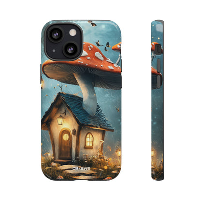 Mushroom House Glows - iPhone Case