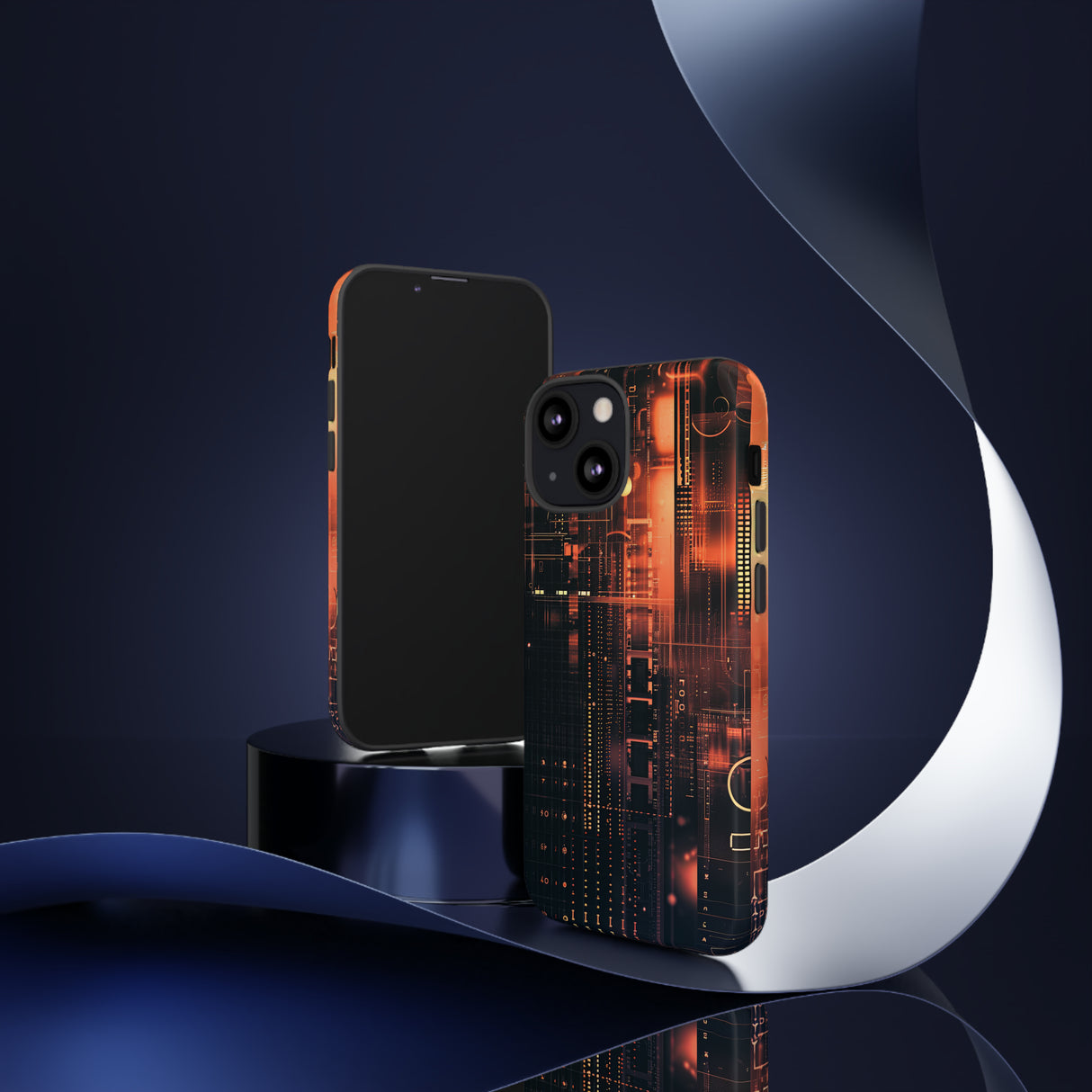 FuturTech Glare: Innovation Gradient - Protective Phone Case