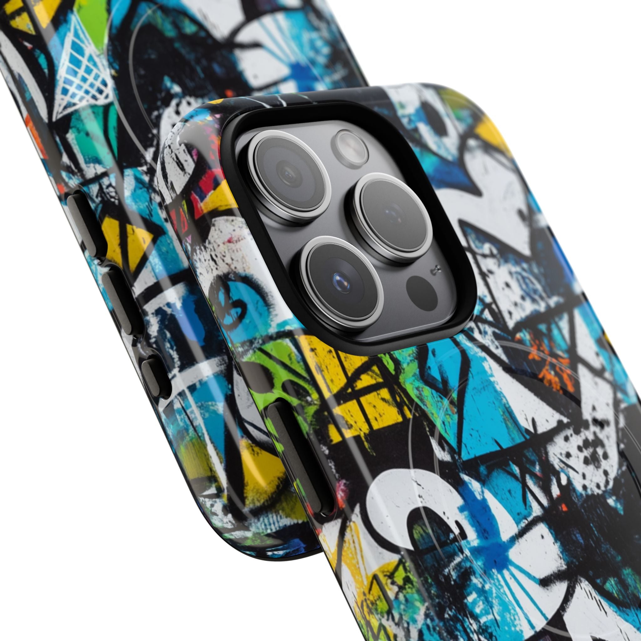 White Ripple Drift iPhone 15 Pro Case - Tough+