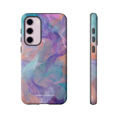 Dreamy Teal Flow - Tough Samsung S23 Phone Case