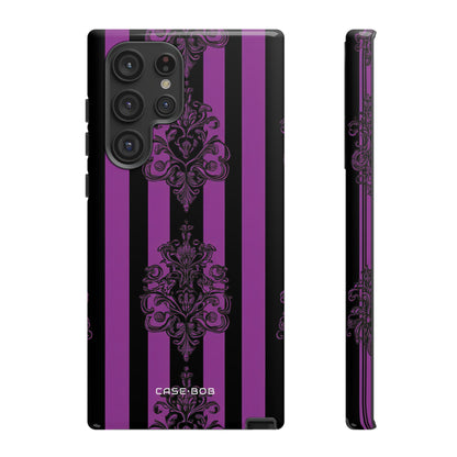 Damask Elegance Purple Samsung S22 Ultra Case - Tough