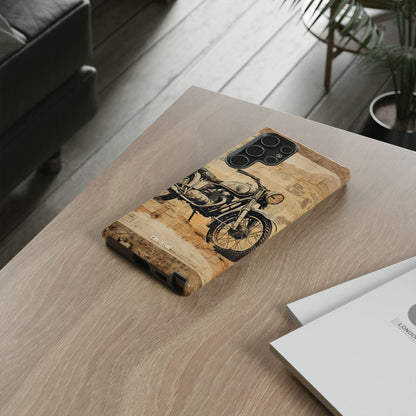 Vintage Motorcycle Collage - Samsung Case
