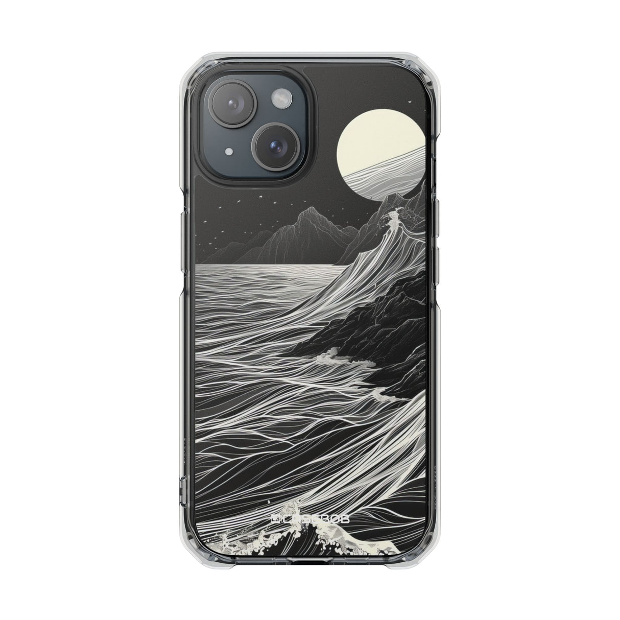 Moonlit Serenity – Handyhülle für iPhone (Clear Impact – Magnetisch)