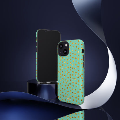 Golden Dots Dance - iPhone Case