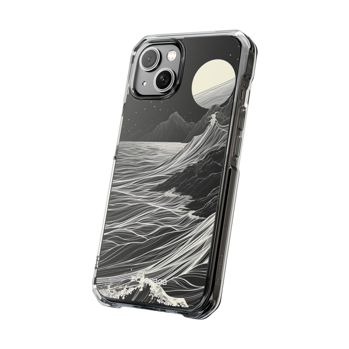 Moonlit Serenity – Handyhülle für iPhone (Clear Impact – Magnetisch)